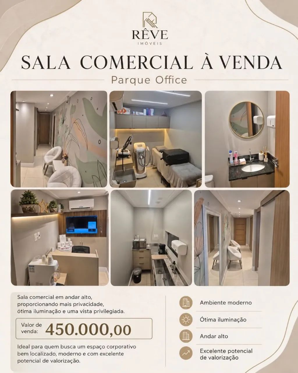 Sala comercial no Parque Office 