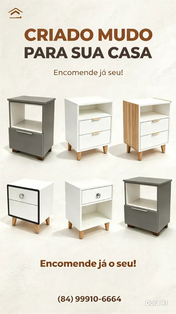 Criados mudos para sua casa.