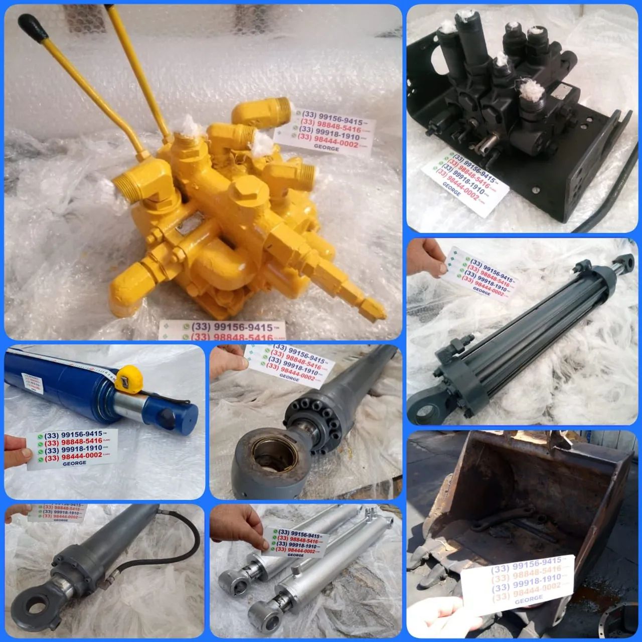 MOTORES DE GIRO INFINITO BOMBA HIDRÁULICA REDUTOR PERFURATRIZ  - Foto 3