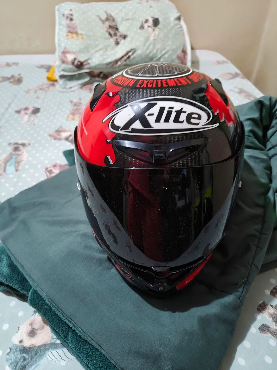 X lite Nolan 802rr ultra carbono extremamente leve novo sem