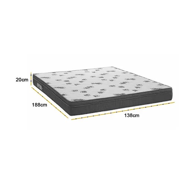 Colchão Light D45 Casal 20x188x138cm Ortobom - Foto 2