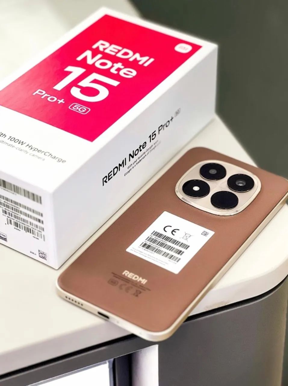 Note 15 Pro + 5g na Cor Marrom