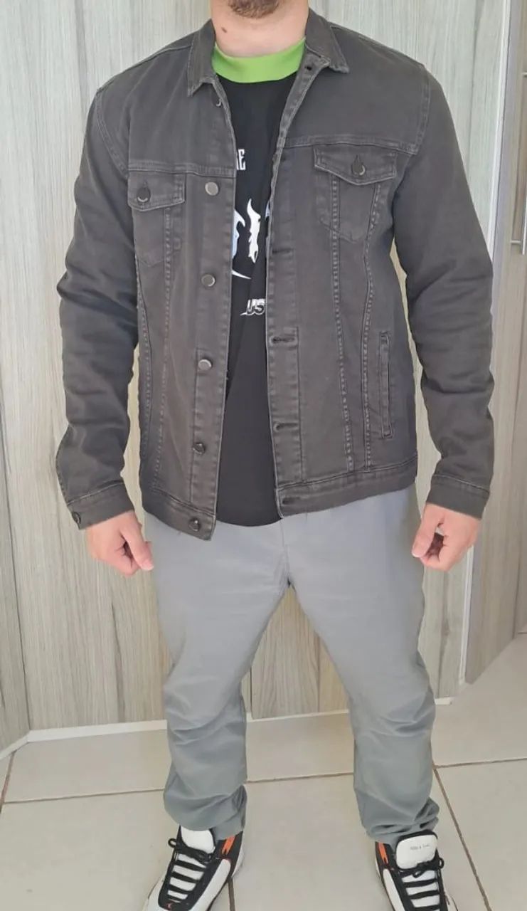 Jaqueta Jeans Masculina