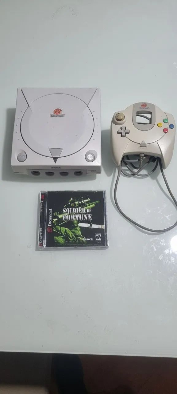 Sega Dreamcast completo funcionando (Leia)