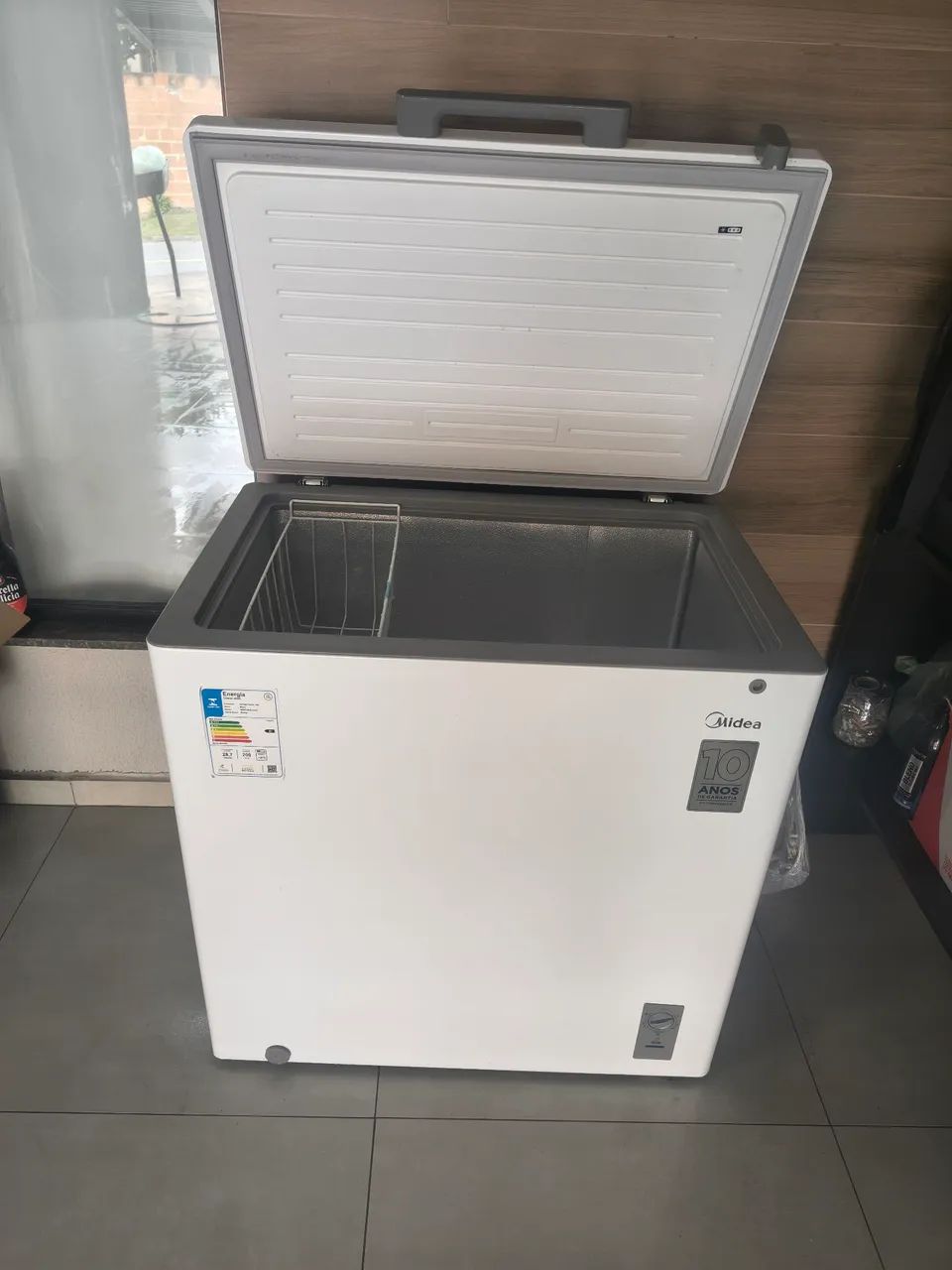 Frezzer horizontal 200l Midea 220v  - Foto 3