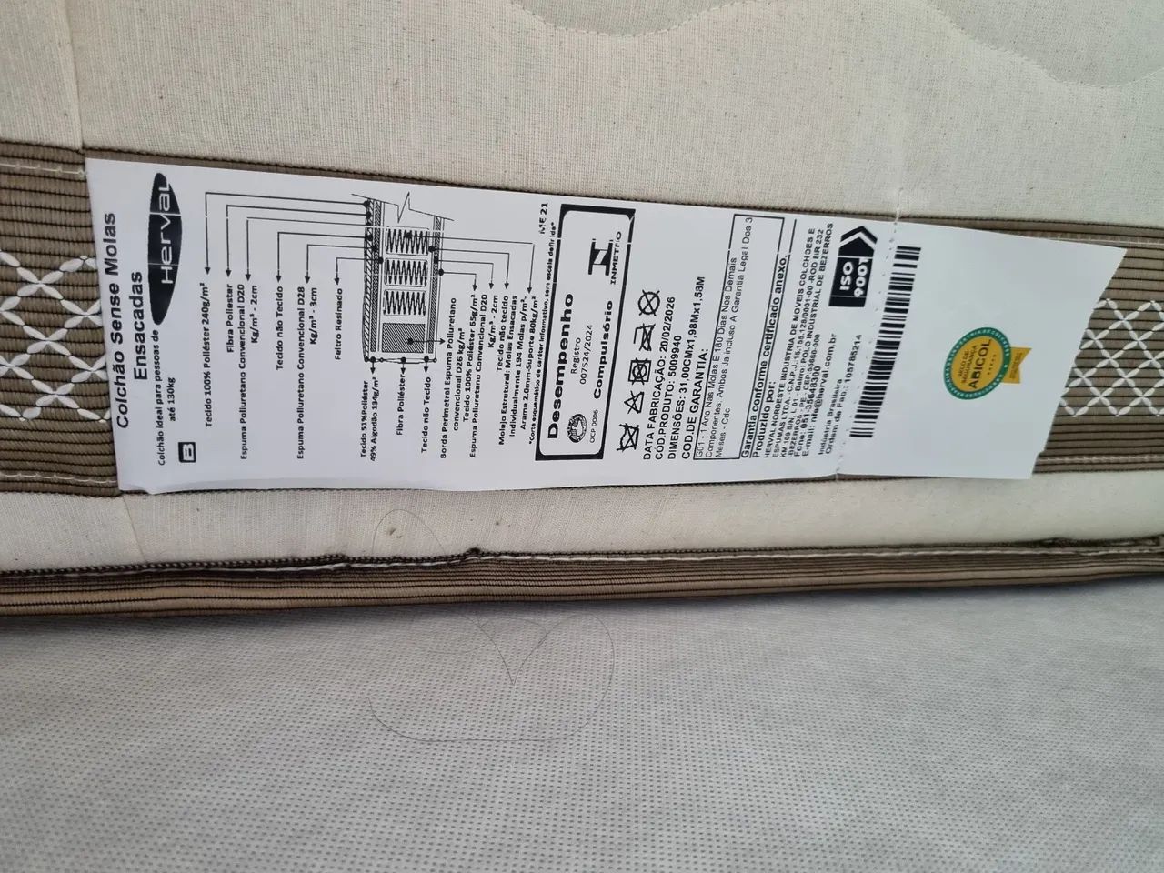 Cama Box queen Bipartida Herval  - Foto 5