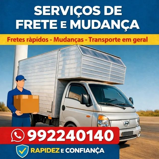 Frete e Mudança para todo Brasil.