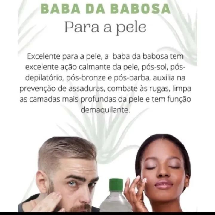 Vendo baba da babosa  produto natural pro cabelo e rosto - Foto 5