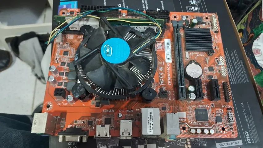 Kit I3 7100 + Placa mãe + memoria 4gb