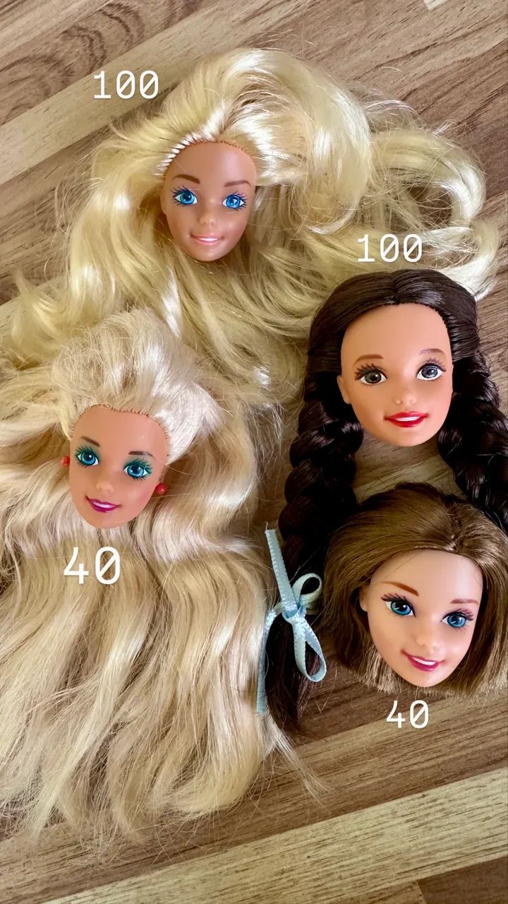 Cabeças de Barbie 