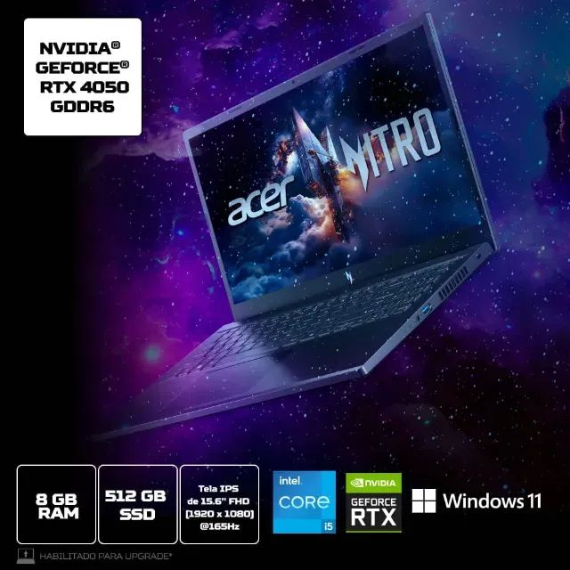 Acer Nitro v15 4050 I5 Windows - Lacrado