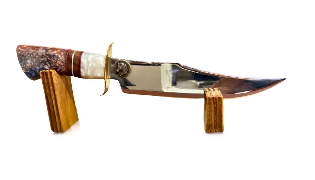 Faça Bowie Caçador Hunter Aço Inox