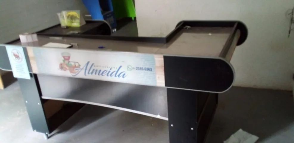 BALCÃO DE CAIXA SUPERMECADO ARTLUX - Foto 3