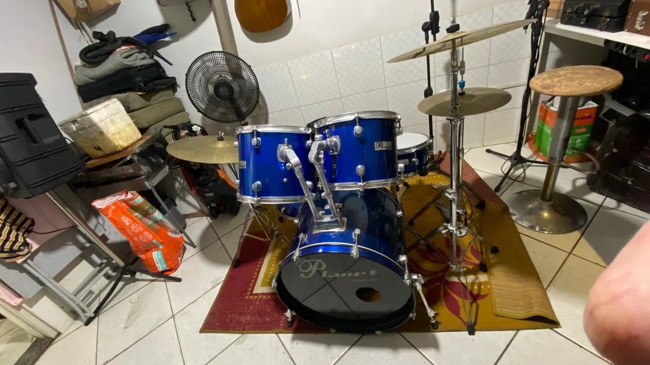 Bateria acústica  - Foto 3