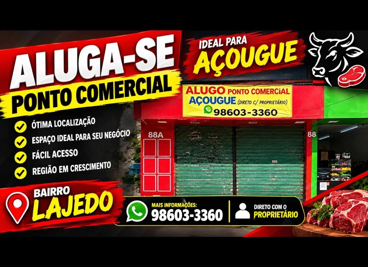 Aluga loja ( ponto de açougue ) bairro tupi lajedo - Foto 4