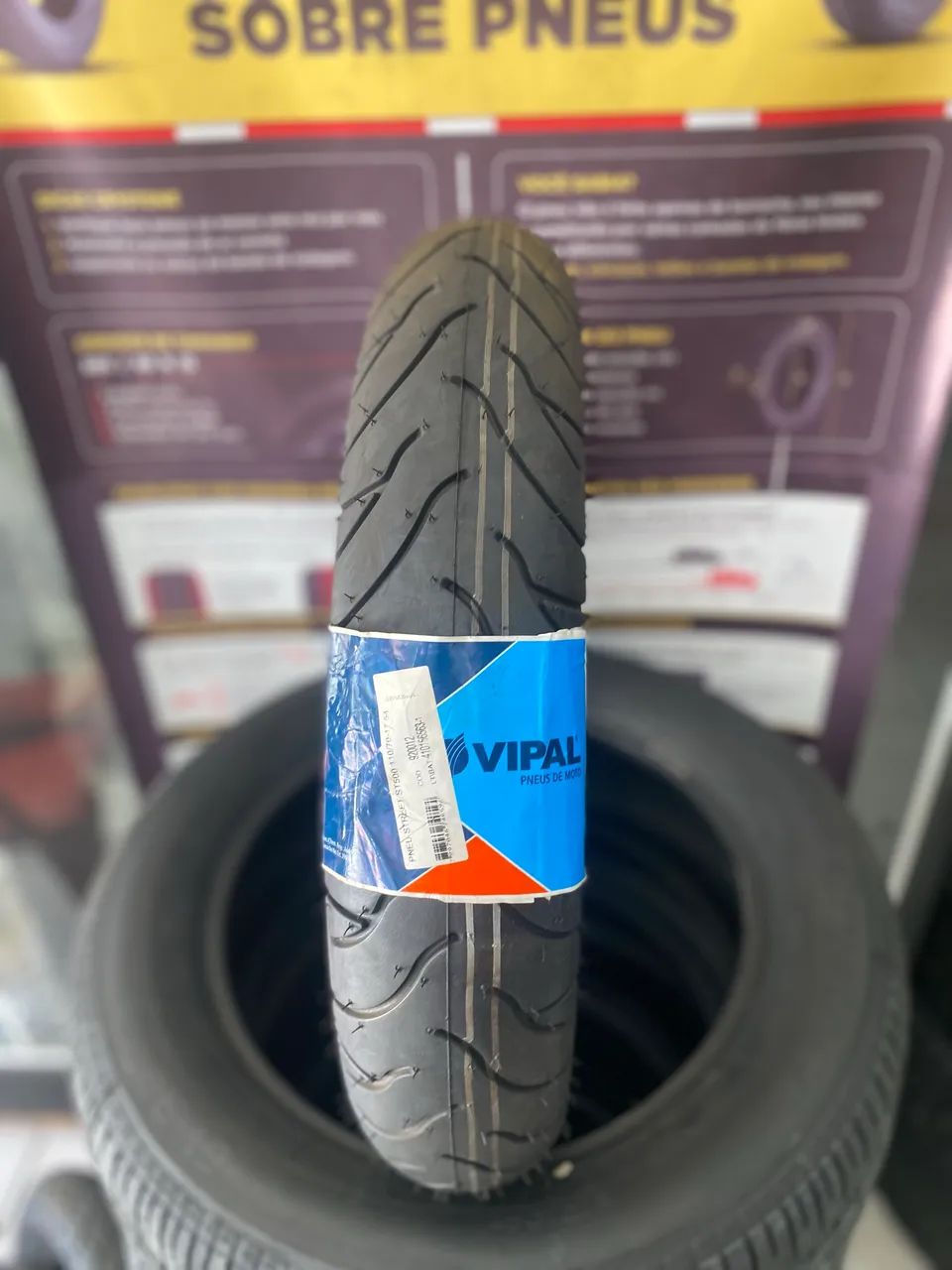 Pneu dianteiro 110/70/17 VIPAL (instalação grátis)