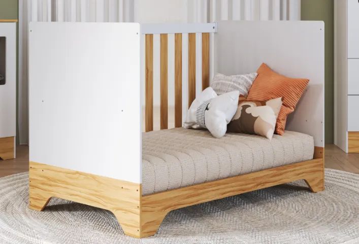 Berço Cama Americano Popy Retro em MDF  - Foto 3