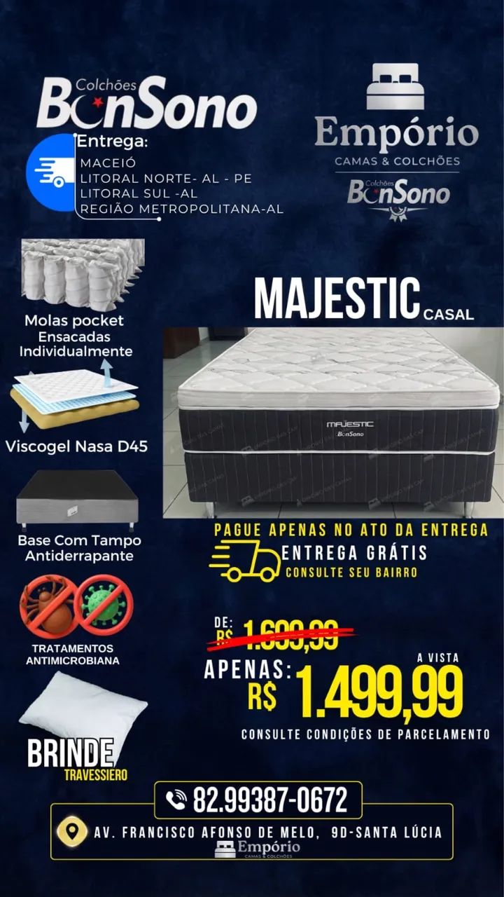 Cama box base e colchão Bonsono  - Foto 2