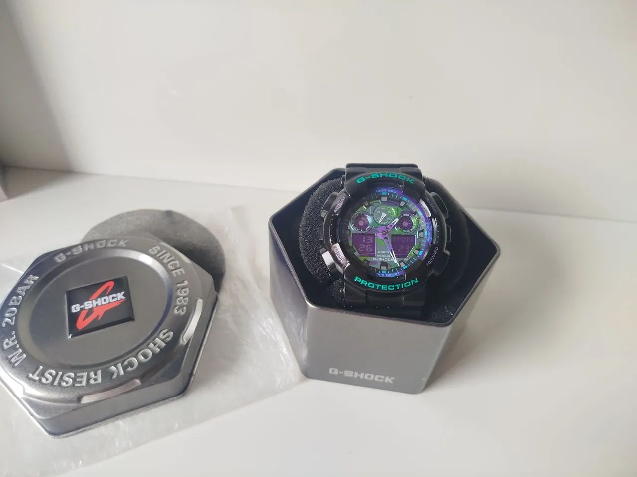 Relógio Casio G-Shock GA-100BL Frete grátis  - Foto 5