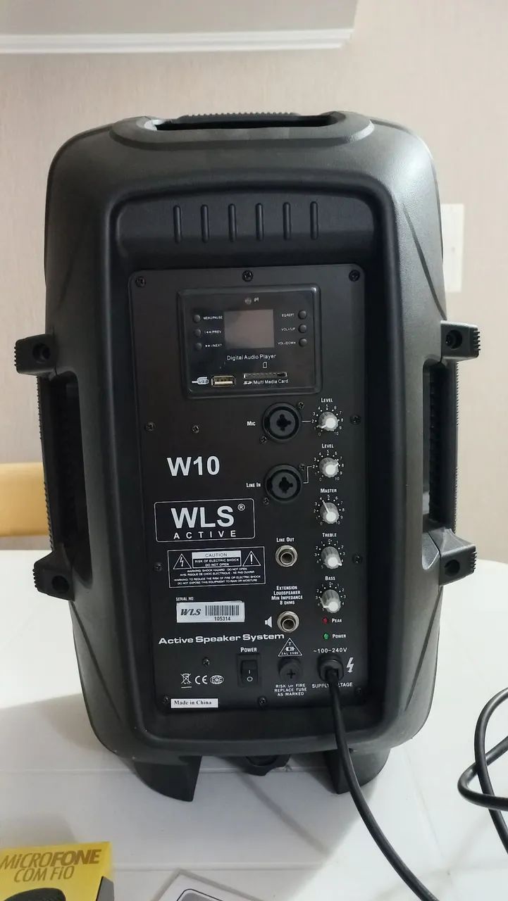 Caixa de som WLS W10 ativa  - Foto 3