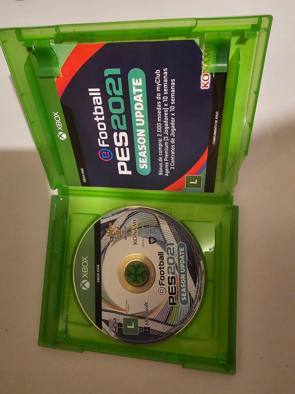 Pes 2021 Xbox One mídia física - Foto 2