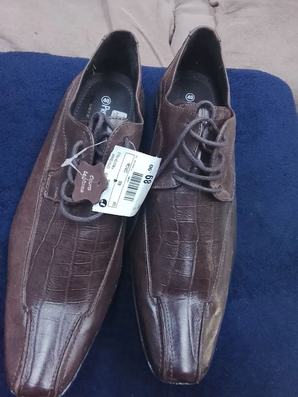 Sapato de couro 