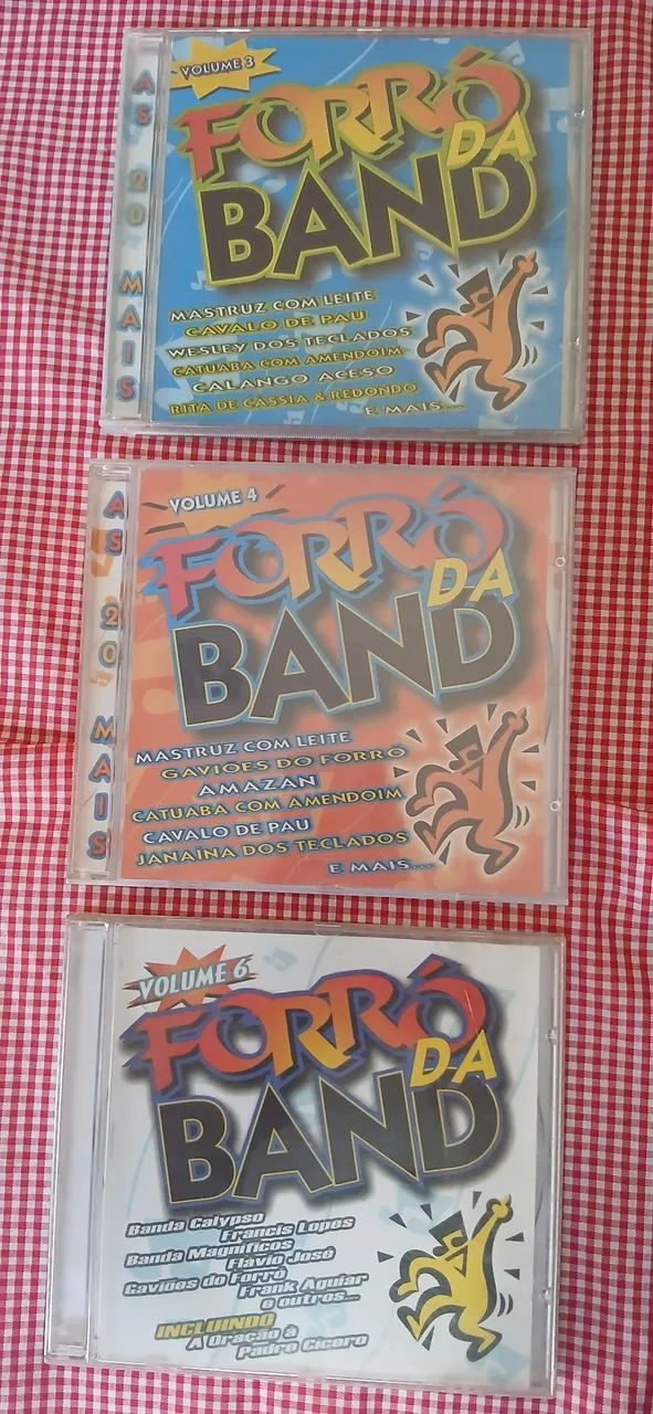 Cd forró da band  3 cds por 55