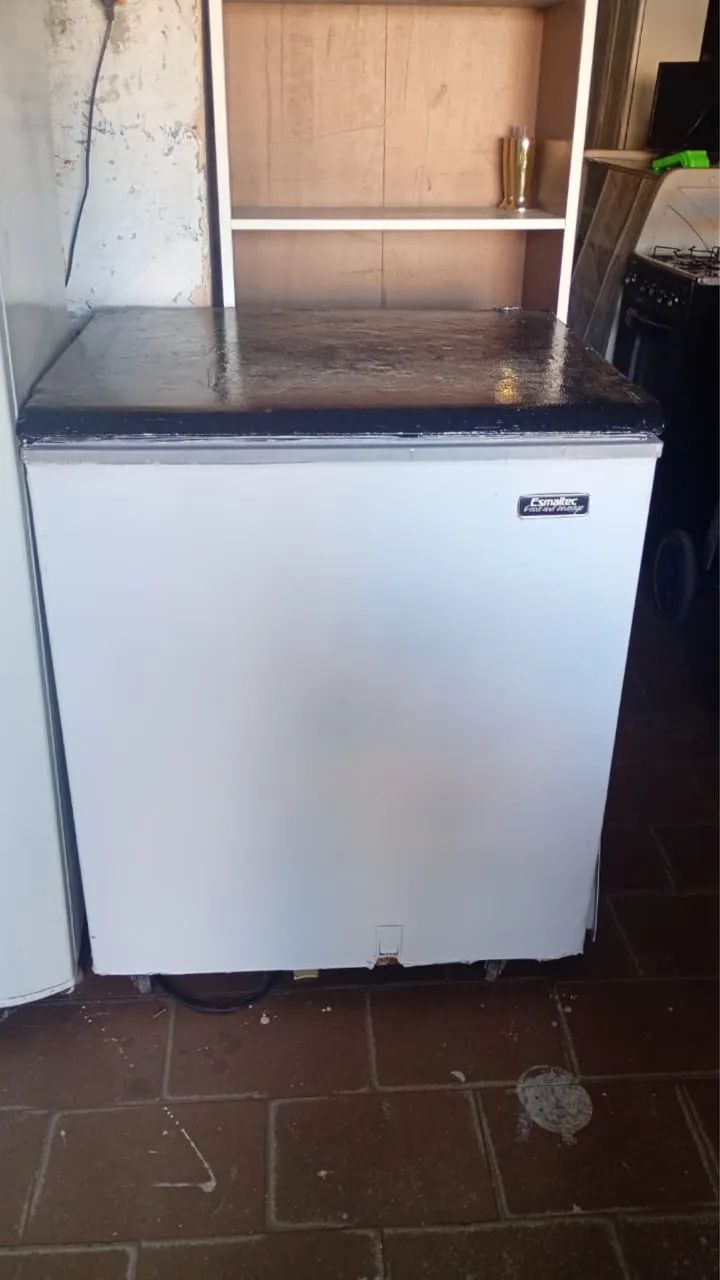 Freezer horizontal Esmaltec duas portas 