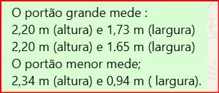 VENDO PORTÕES DE ENTRADA E GARAGEM EM ALUMINIO  GRANDE 2,20m(altura) e 1,73m (largura)