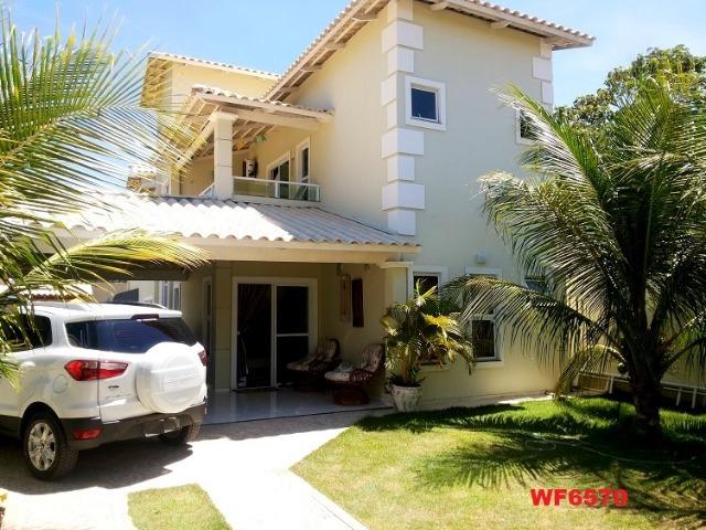 Casa duplex na Sapiranga, 4 suítes, projetada, piscina e deck individual, rua privativa