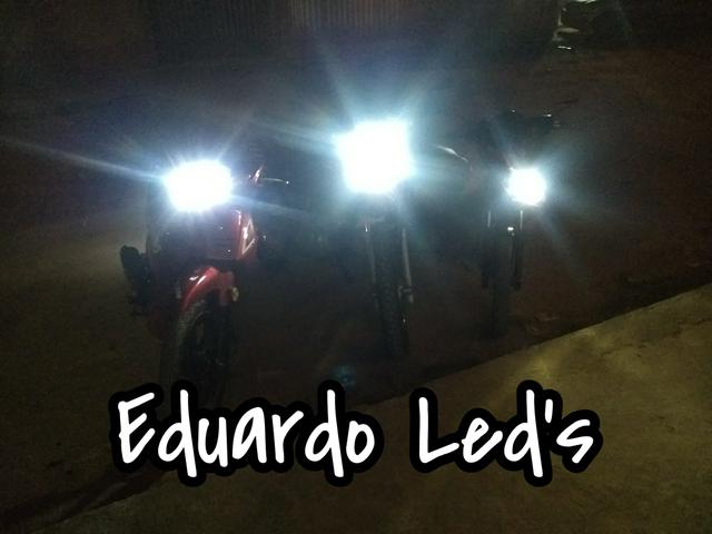 Super led h4 para motos ( já instalado )