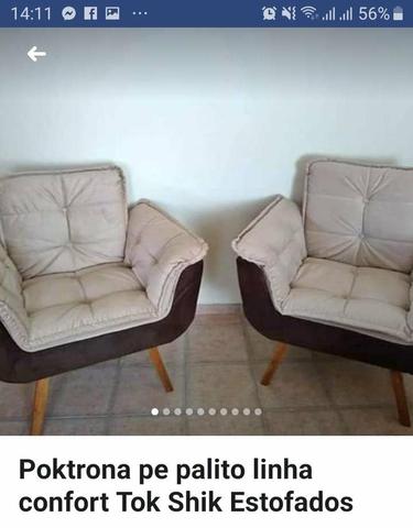 Sofá retratil e reclinável, poltrona, chaise, divã, estofados, fabrica de sofá, pillow - Foto 3