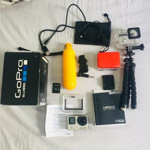 Gopro Hero 4 com Display + Acessórios