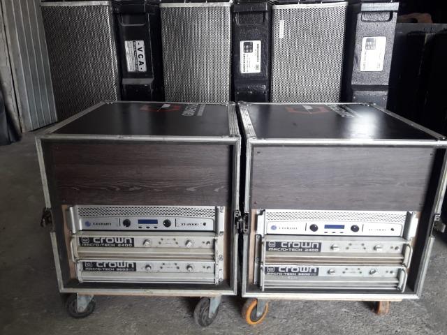 Som P.A profissional caixas line array VCA euro sound, pra shows ou bandas - Foto 2