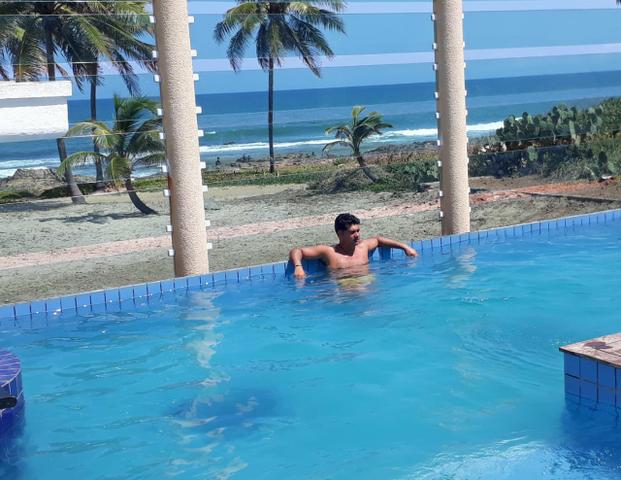 Frente ao mar casa Top piscina temporada!