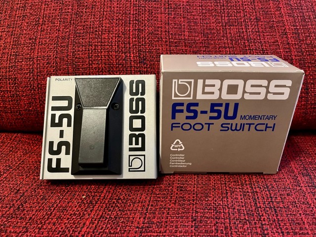 [VENDO] Footswitch Boss FS-5U Caixa & Manual + Cabo P10