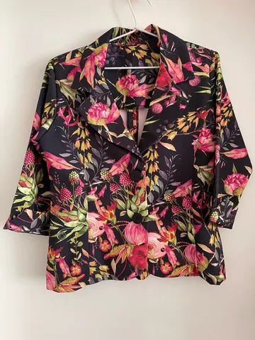 Blazer estampado