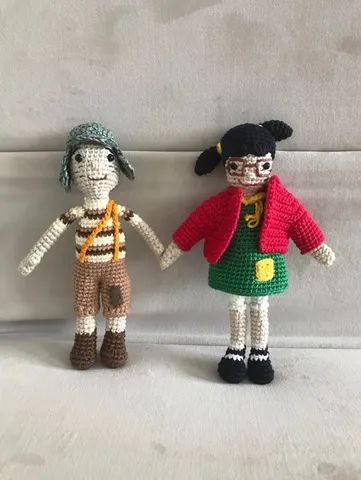 Amigurumi chiquinha turma do chaves  - Foto 5