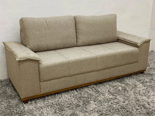 Sofá 3 Lugares Living 2,10m D28 e Molas a7 - Foto 2