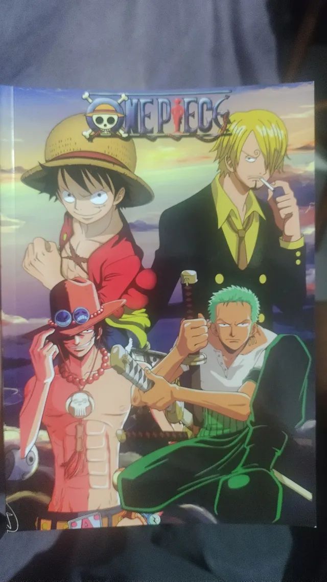 Livro Anime One Piece - Caderno 58 páginas no Shoptime