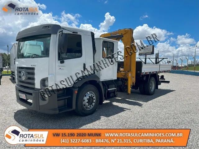 VW 15.190 2020 Munck e Cabine Suplementar