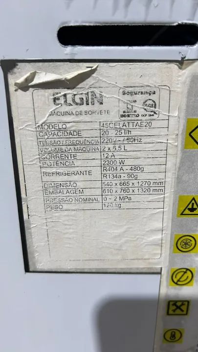 Máquina de Sorvete Elgin  - Foto 2