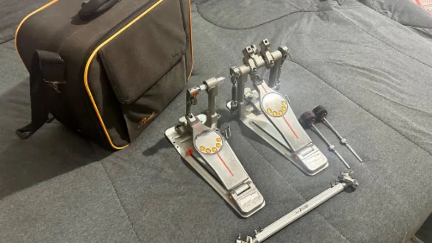 Pedal Duplo Pearl Eliminator Demon Drive - Foto 3
