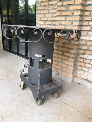 Mesa de ferro, original, design loft industrial, reforçada - Foto 3