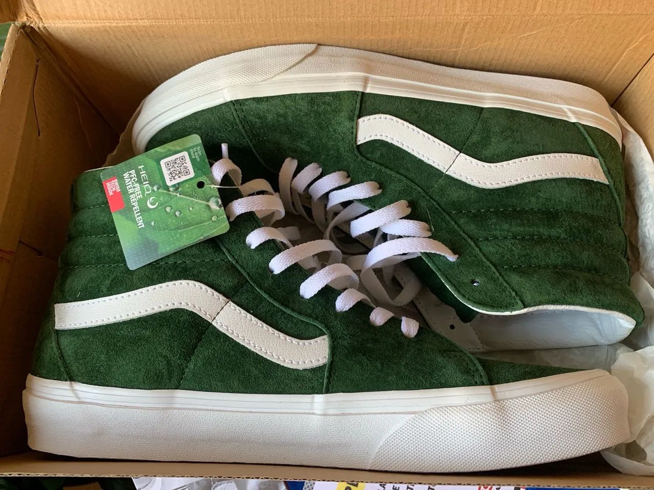 Tênis Vans Old Skool Verde ,repele líquidos, envio para todo o Brasil  - Foto 4