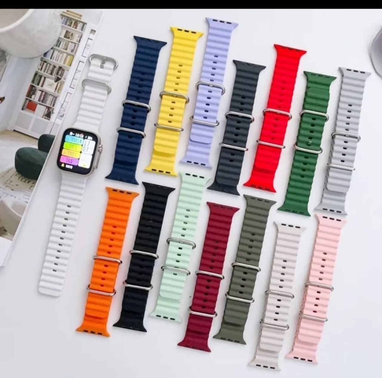 Pulseira de Silicone para Relógio Inteligente - Foto 4