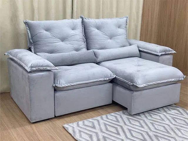 Sofá Retrátil Reclinável 1,80m Premium Plus a54