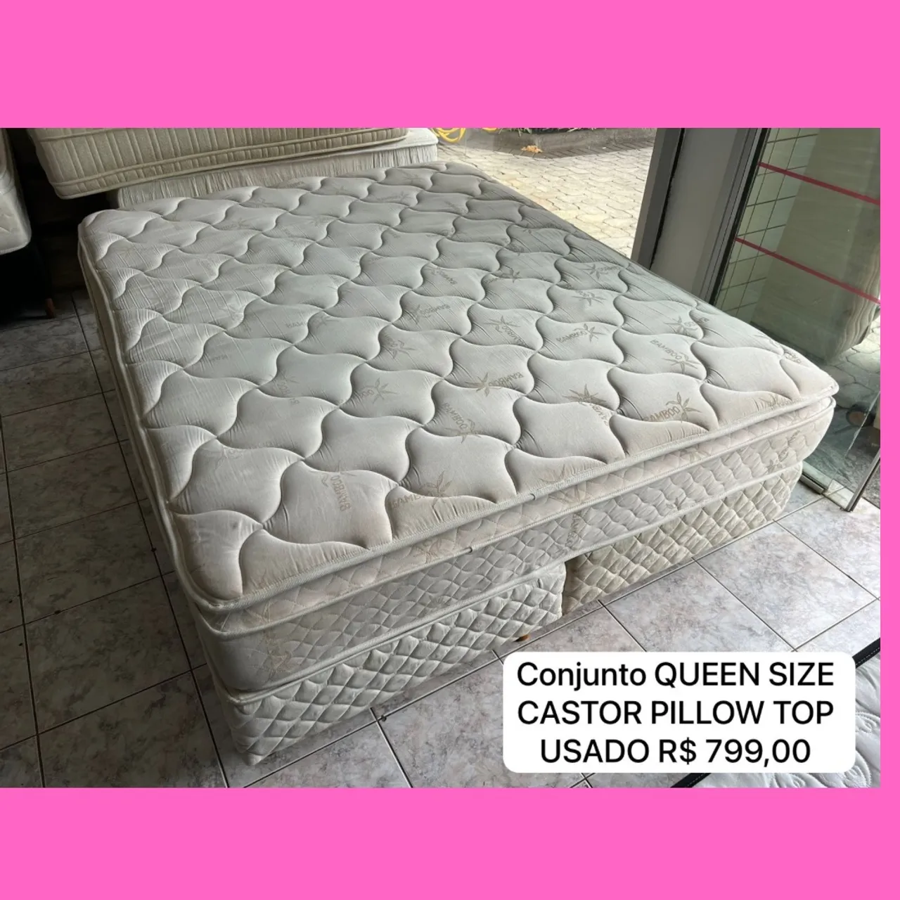 Cama Box Queen Size Castor