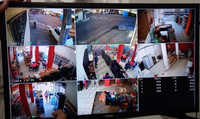 CAMERAS DE SEGURANÇA COM GRAVADOR CABEADO INTELBRAS  - Foto 2