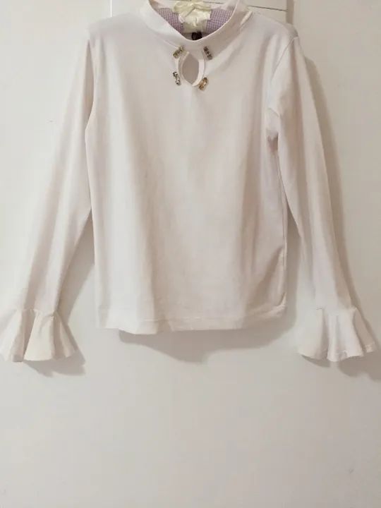 Pacotinho 2 Blusas e 1 Colete_Tam.10 - Foto 3